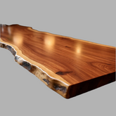 Live Edge Copper Beech Bar Top